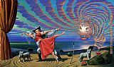 Michael Cheval Spiral of Desire painting